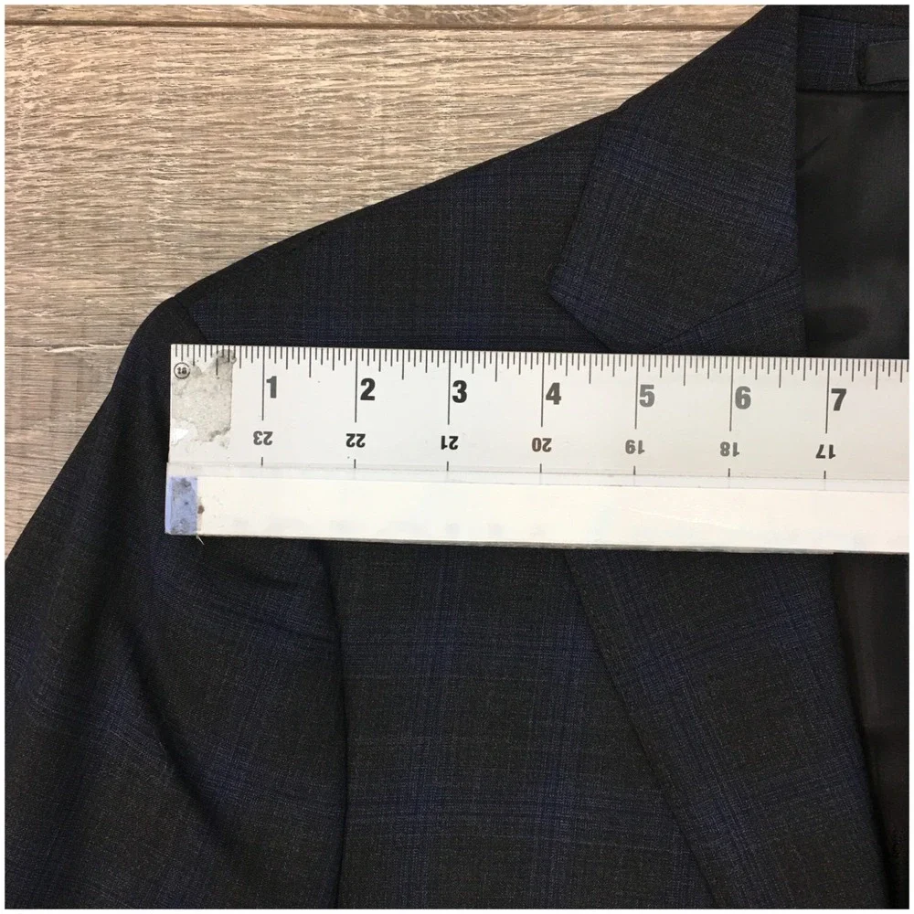 CALVIN KLEIN Mens Blazer Sport Coat Casual‎ Jacket Size 38R Slim Fit Wool Suit